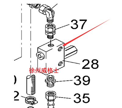 攤鋪機(jī)進(jìn)口手油泵 零件號(hào)4612130042