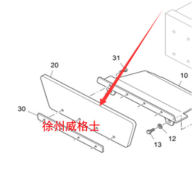 攤鋪機(jī)擋料板零件號(hào)2379930 攤鋪機(jī)擋料板零件號(hào)2379930